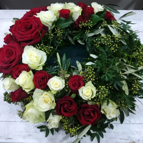 Trauergesteck von Schönes aus Blumen
